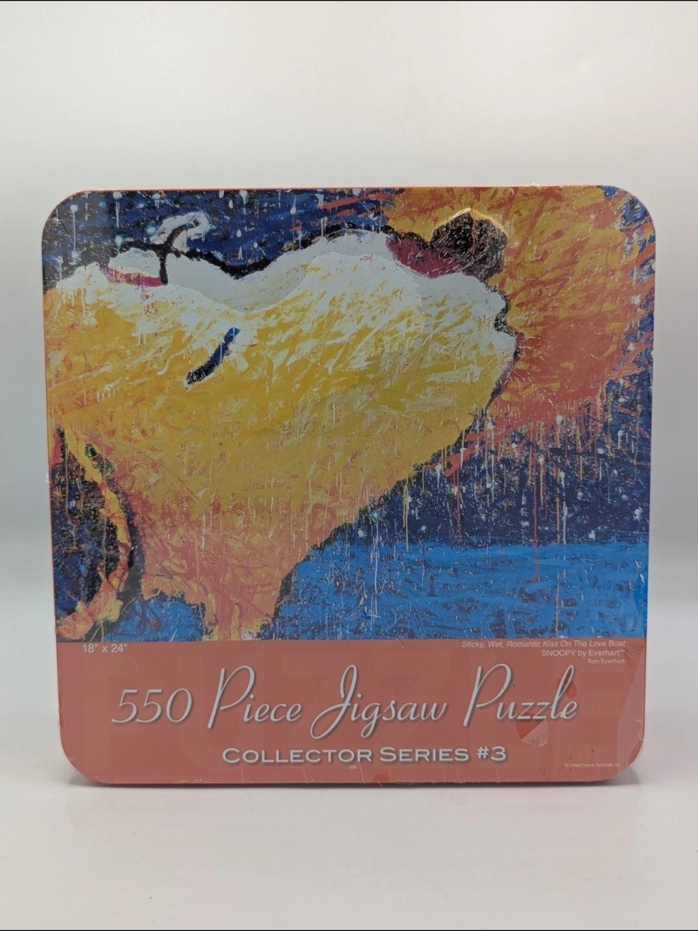 SNOOPY Collector Series #3 550 Piece Puzzle "Romantic Kiss On The Love Boat"